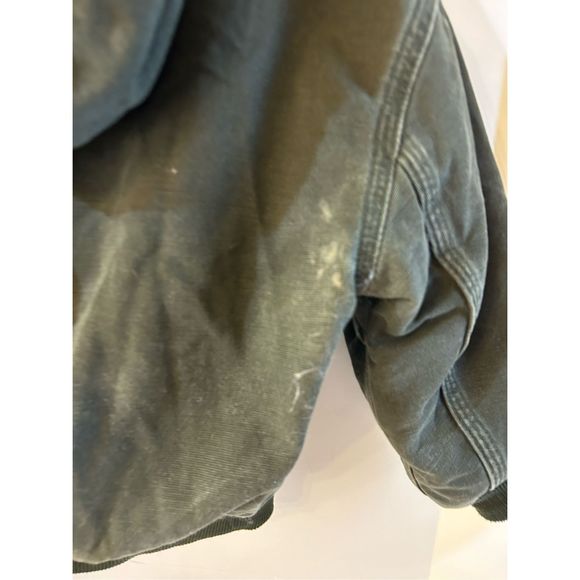 Carhartt boys 4t jacket USA green quilted interior rn#14806 hoodie - Picture 5 of 11